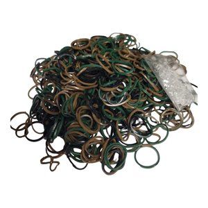 Camo solid bands -Green, brown and black-